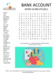 Bank Account Word Search Puzzle