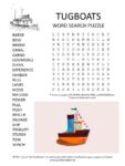 Tugboats Word Search Puzzle