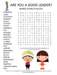 Good Leader Word Search Puzzle