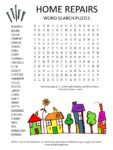Home Repairs Word Search Puzzle