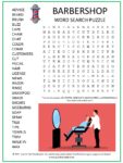 Barbershop Word Search Puzzle
