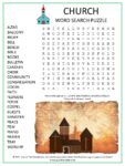Church Word Search Puzzle