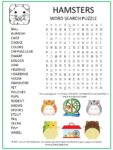 Hamster Word Search Puzzle
