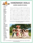 Handmade Dolls Word Search Puzzle