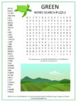 Green Word Search Puzzle