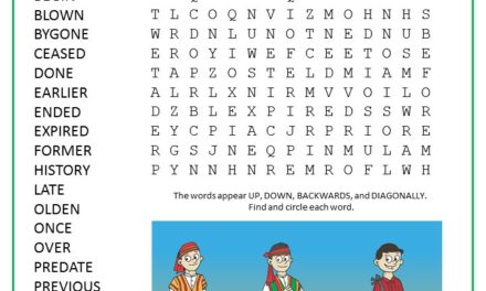 Thinking of the Past Word Search Puzzle