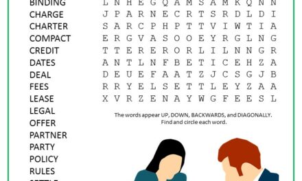 Contracts Word Search Puzzle