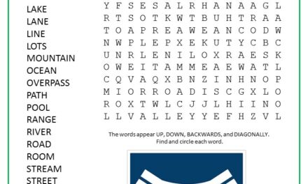 Crossed Word Search Puzzle