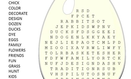 5 Free Easter Word Search Puzzles for Kids