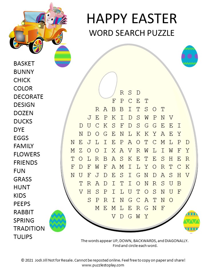 Best Free Word Search Printable Puzzles for Kids & Adults