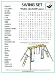 Swing Set Word Search puzzle