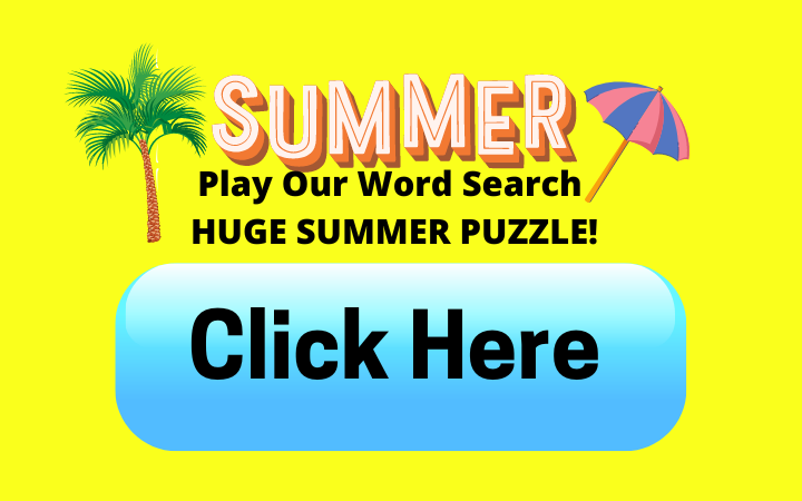 Huge Summer word search free puzzle