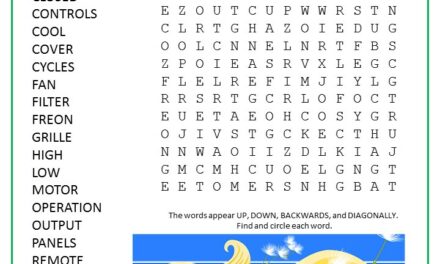 Air Conditioner Word Search Puzzle