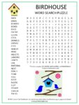 Birdhouse Word Search Puzzle
