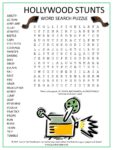 Hollywood Stunts Word Search Puzzle