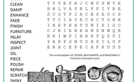 Restoring Antiques Word Search Puzzle