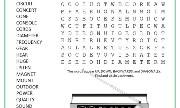 Speakers Word Search Puzzle