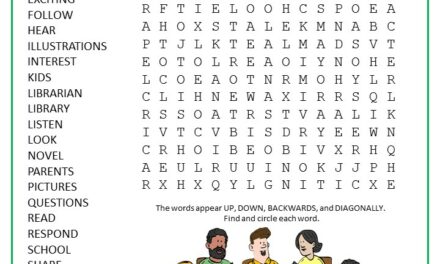Story Hour Word Search Puzzle