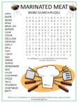 Marinated Meat Word Search Puzzle