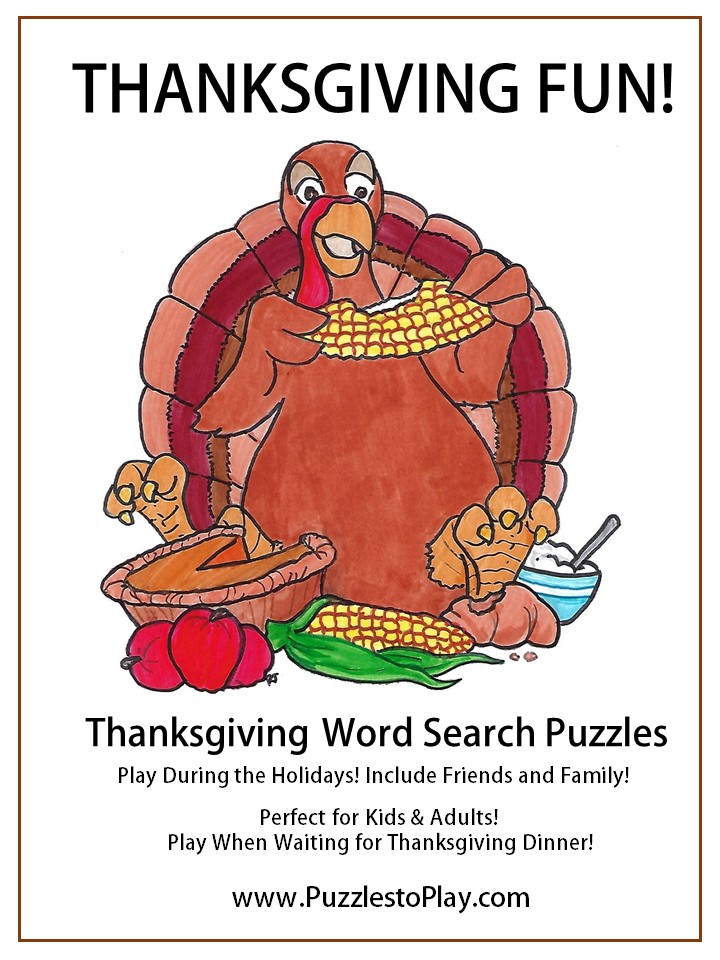 Thanksgiving Word Search Book 