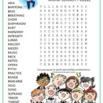 Voice Lessons Word Search Puzzle