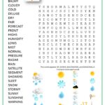 Weather News Word Search Puzzle