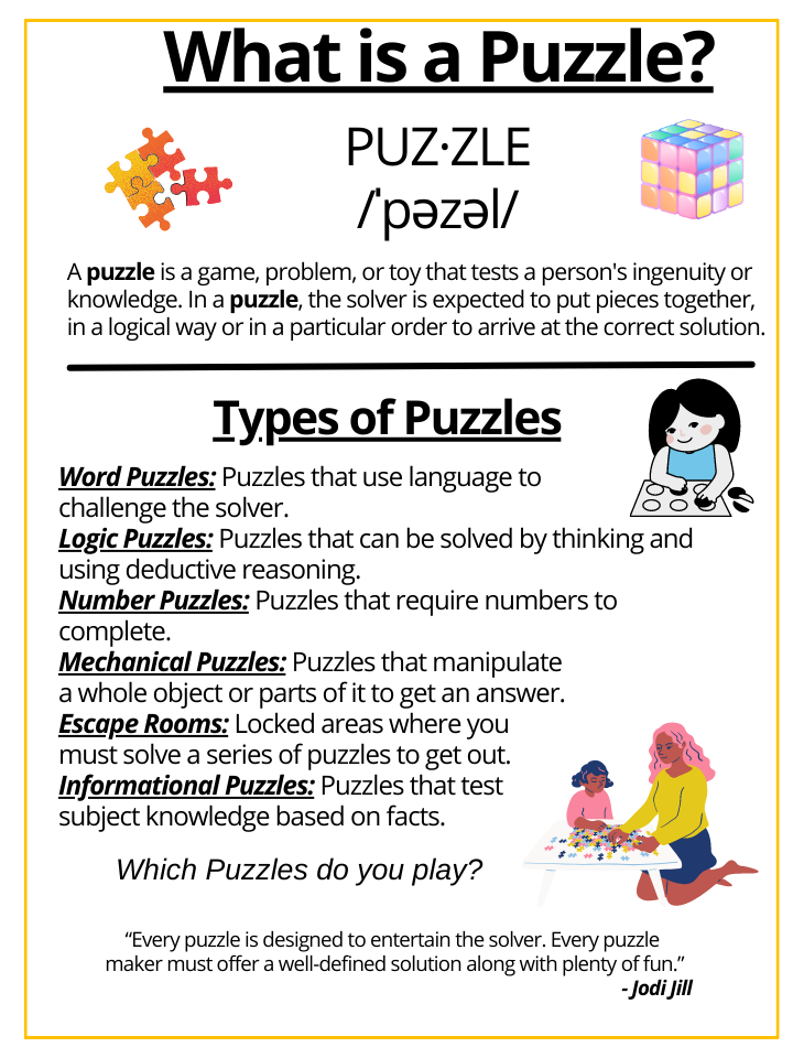 Cool puzzle facts sponsored by National Puzzle Day