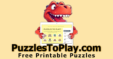 Puzzles to Play Free Word Search Puzzles for Kids Logo